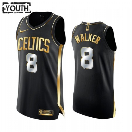 Kinder NBA Boston Celtics Trikot Kemba Walker 8 2020-21 Schwarz Golden Edition Swingman